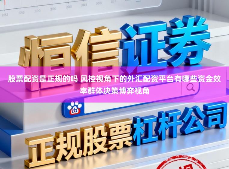 股票配资是正规的吗 风控视角下的外汇配资平台有哪些资金效率群体决策博弈视角